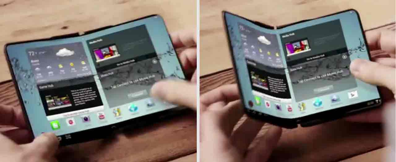 Smartphone con schermo flessibile