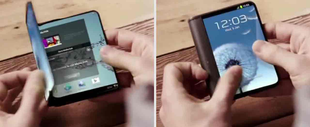 Smartphone con display pieghevole