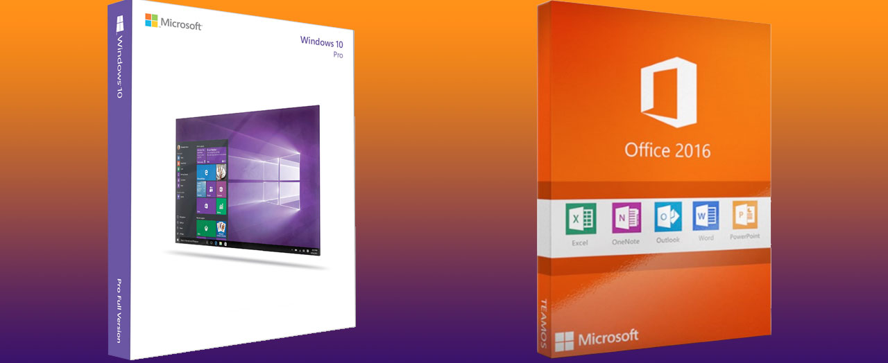 Microsoft Windows 10 e Microsoft Office 2016