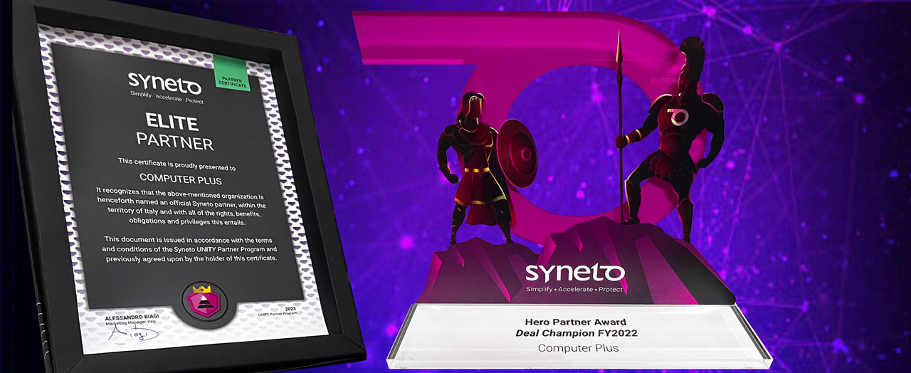 Computer Plus premiata da Syneto