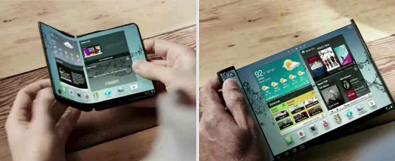 Samsung testa di display flessibili