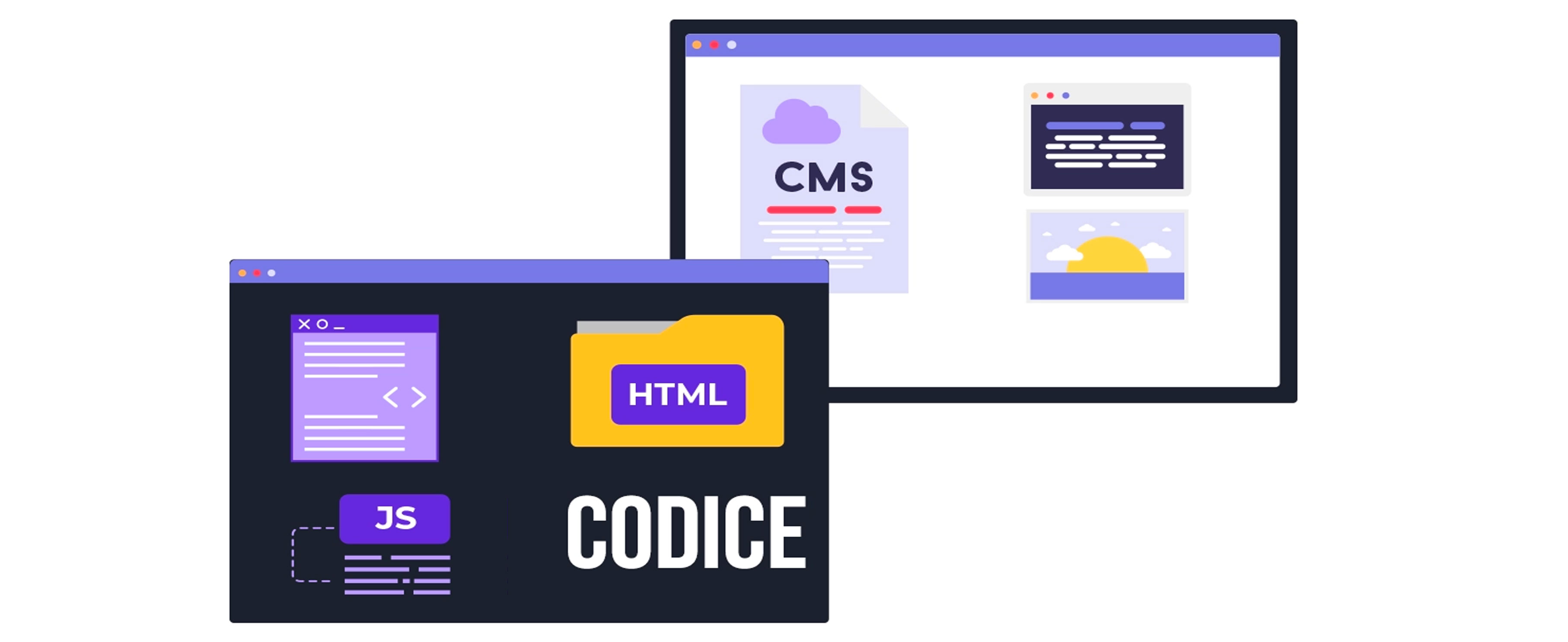 Sito internet a codice o con CMS